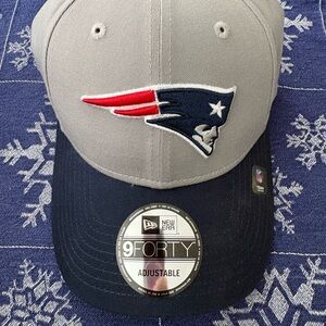 New Era New England Patriots Black and Blue Cap